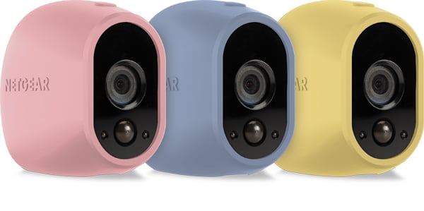 Arlo rosa/blå/gul silikonskin (3-pack)