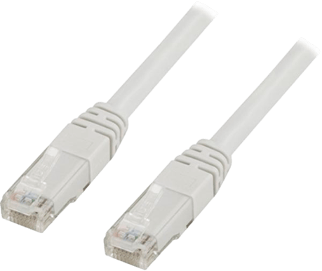 DELTACO TP-kabel Cat6 U/UTP Vit 3 m