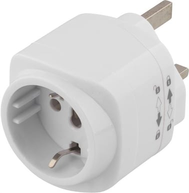 Reseadapter EU/USA till UK Jordad