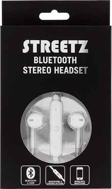 Streetz Bluetooth In-Ear Headset Vit