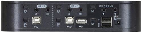 Aten Systemswitch KVM 4 PC, Displayport/USB/Audio
