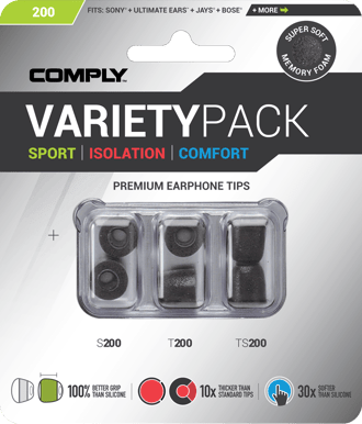 Comply Premium Variety Pack - 200 Small