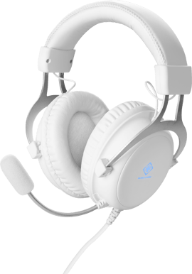 DELTACO Gaming Headset LED Vit