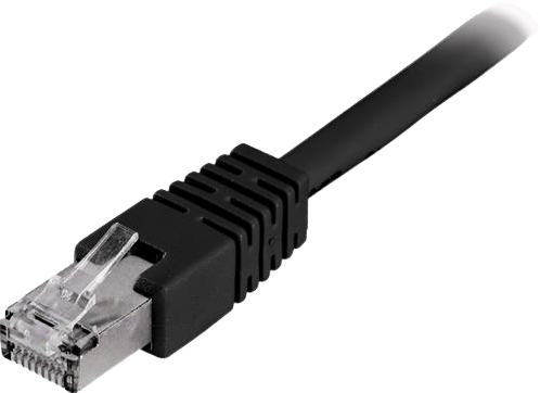 DELTACO TP-kabel Cat6 F/UTP Svart 10 m