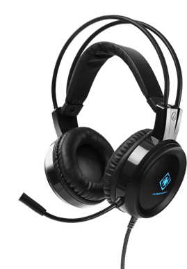 Deltaco Gaming headset Stereo LED