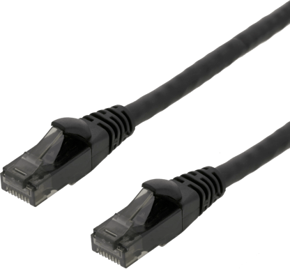 DELTACO TP-kabel High flex Cat6 U/UTP Svart 5 m