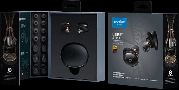 Anker Soundcore Liberty 3 Pro Svart