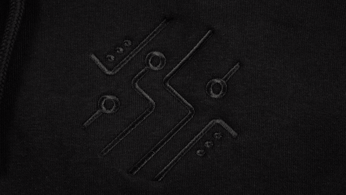 Inet Hoodie Svart XXXL