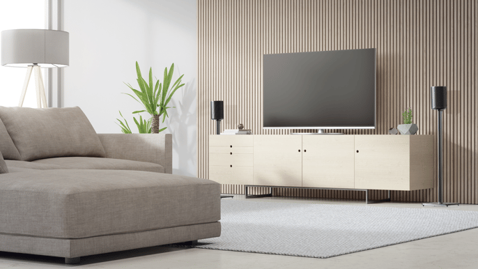 Flexson Golvstativ för Sonos Era 100 Svart 2st