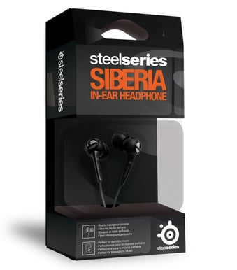 SteelSeries Siberia In-Ear Headphone Svart