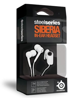 SteelSeries Siberia In-Ear headset Vit