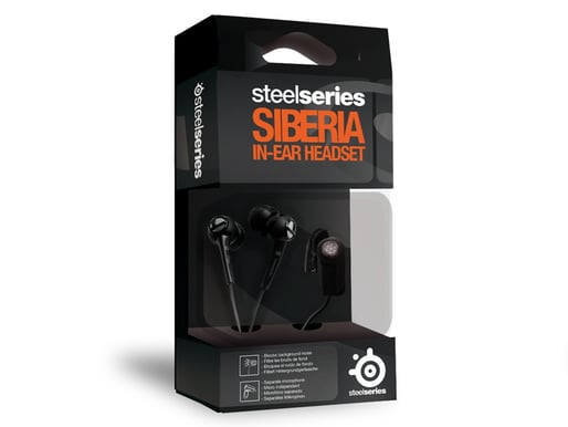 SteelSeries Siberia In-Ear headset Svart