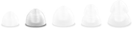 Klipsch ear tip medium clear, 4-pack