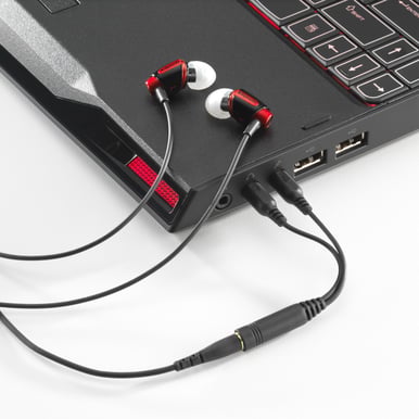 Klipsch Promedia headset in-ear red/black
