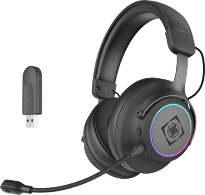 Deltaco Gaming Headset Wireless RGB