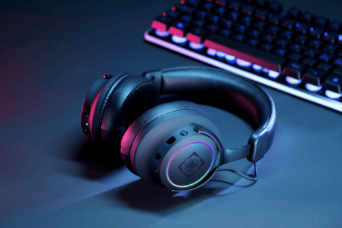 Deltaco Gaming Headset Wireless RGB