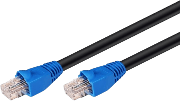 MicroConnect CAT6 U/UTP Outdoor 10m Svart