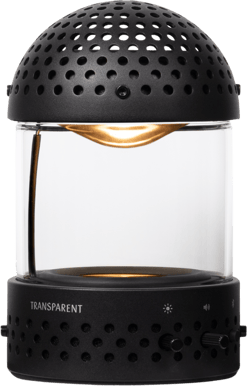 Transparent Light Speaker Svart