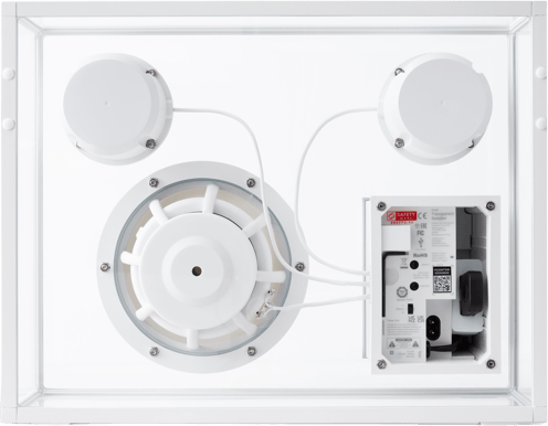 Transparent Speaker Trådlös Stereohögtalare Vit