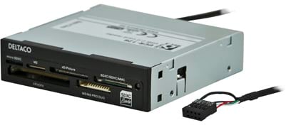 Minneskortläsare 3,5'' Svart