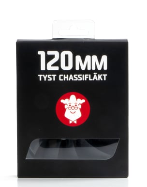 Inet Tyst Chassifläkt 120mm