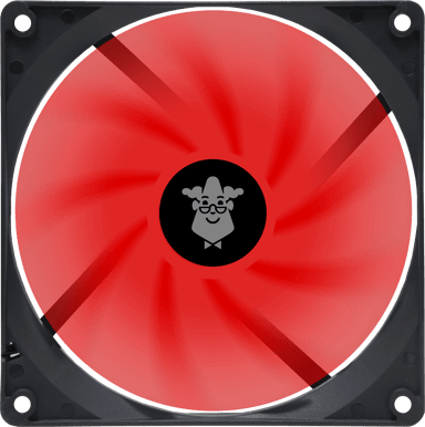 Inet Tyst Chassifläkt 140mm RGB