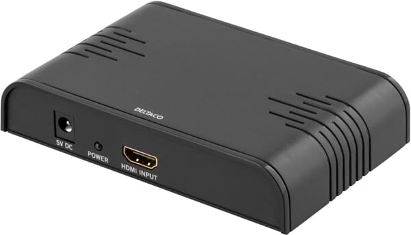 DELTACO Signalomvandlare HDMI ho till SCART ho