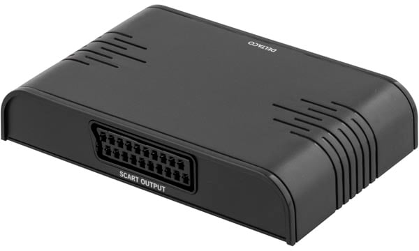 DELTACO Signalomvandlare HDMI ho till SCART ho
