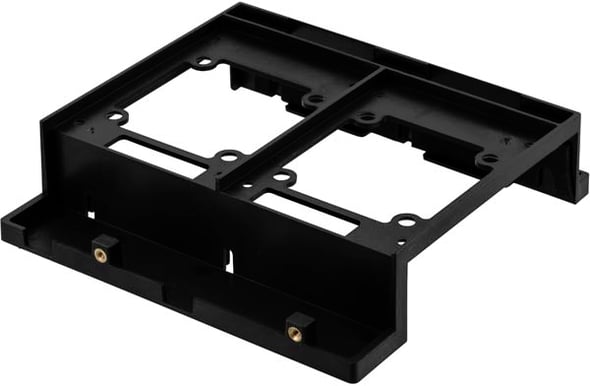 Adapterkit 2.5" och 3.5" i 5,25"-plats, svart