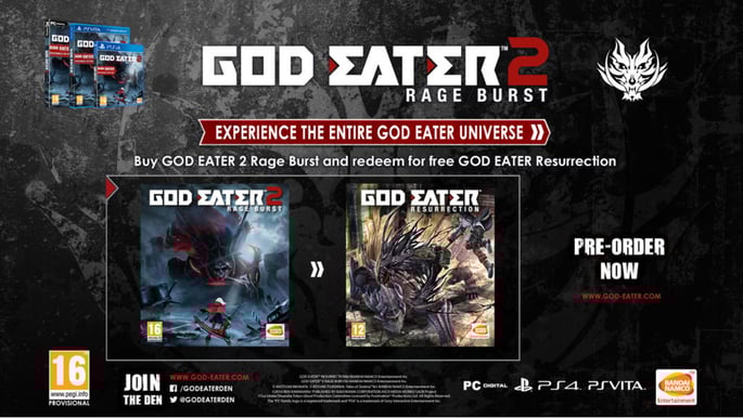 GOD EATER 2: Rage Burst - PS4