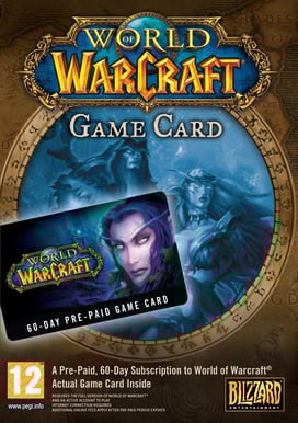 World of Warcraft Prepaid Card 60 dagar