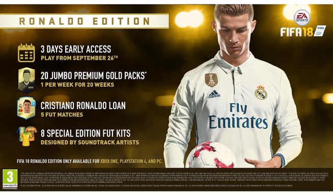 FIFA 18 Ronaldo Edition - PS4