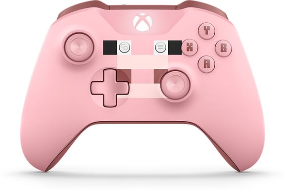 Microsoft Xbox One Wireless Controller Minecraft Pig v2