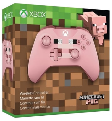 Microsoft Xbox One Wireless Controller Minecraft Pig v2