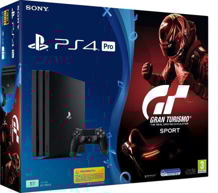 Sony PS4 Playstation 4 PRO 1TB + Gran Turismo Sport