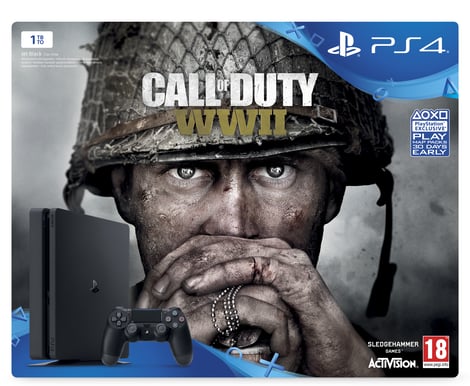 Sony PS4 Playstation 4 Slim 1TB + COD WWII