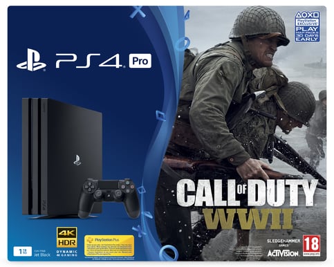Sony PS4 Playstation 4 PRO 1TB + COD WWII