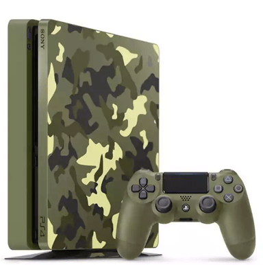Sony PS4 Playstation 4 Slim Camo 1TB + COD: WWII