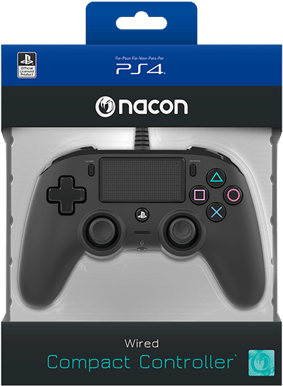 Nacon Compact Controller Black - PS4/PC
