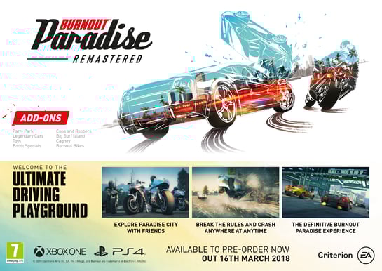 Burnout Paradise Remastered - PS4