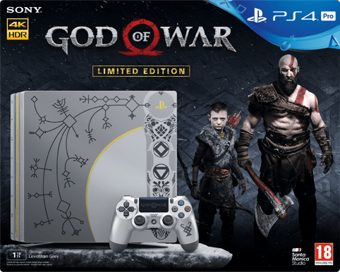 Sony PS4 Playstation 4 PRO 1TB Limited Edition + God Of War