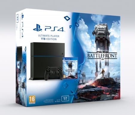 Sony PS4 Playstation 4 1TB + Star Wars Battlefront