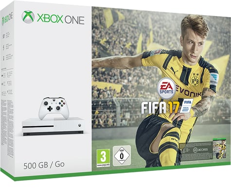 Microsoft Xbox One S 500GB + FIFA 17