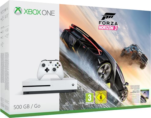 Microsoft Xbox One S 500GB + Forza Horizon 3