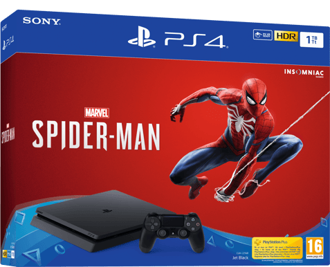 Sony PS4 Playstation 4 Slim 1TB + Spider-Man