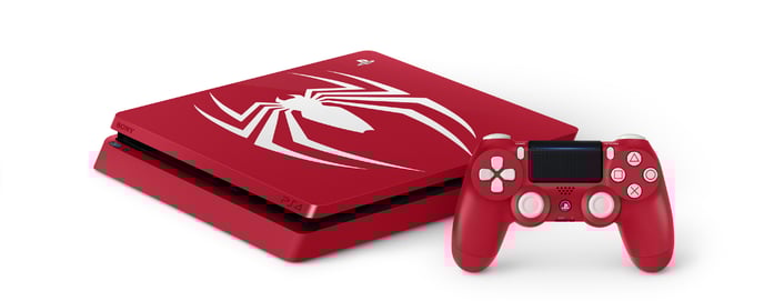 Sony PS4 Playstation 4 Slim 1TB Limited Edition + Spider-Man