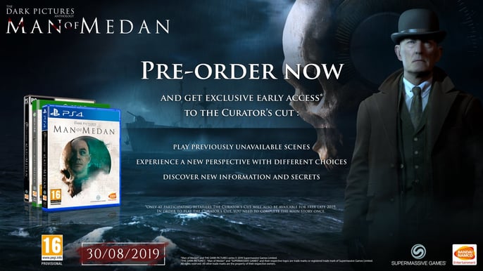 The Dark Pictures Anthology: Man of Medan - PS4