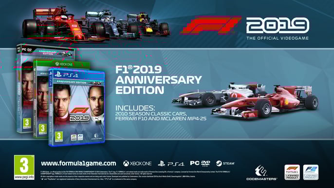 F1 2019 Anniversary Edition - PC