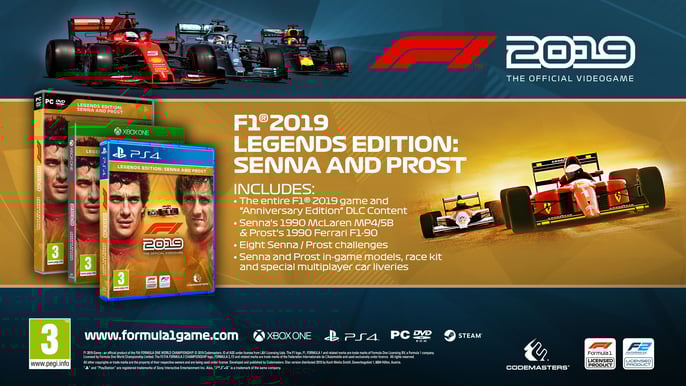 F1 2019 - Legends Edition: Senna & Prost - PC