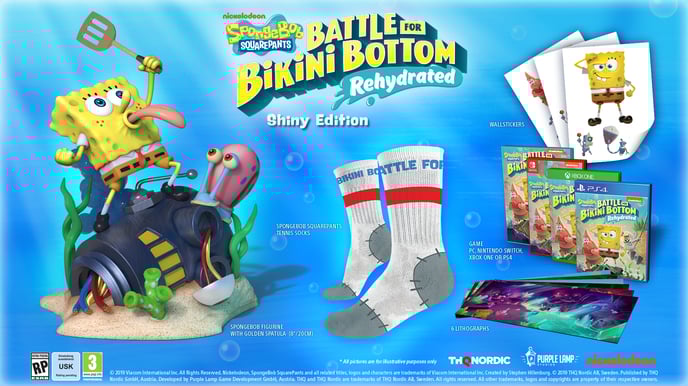 Spongebob SquarePants: Battle for Bikini Bottom Rehydrated Shiny Ed - PS4